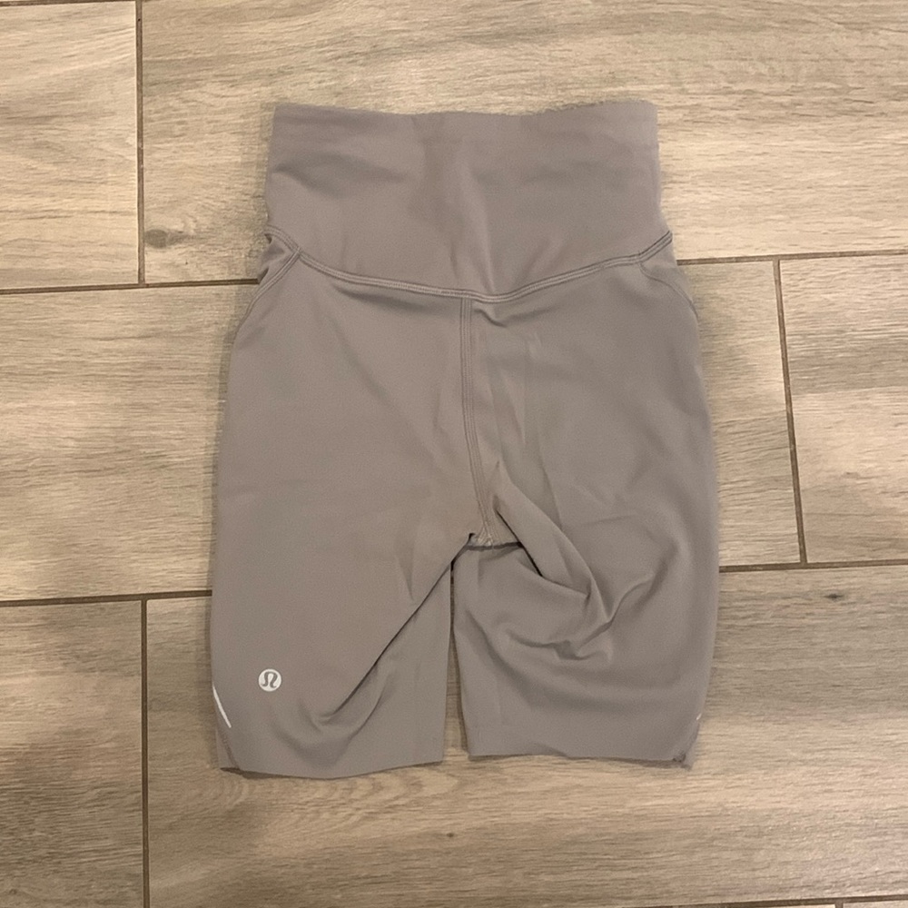 Lulu lemon grey biker shorts